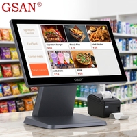 Sistema POS Profesional Personalizado con Pantalla Táctil Capacitiva de 15.6 Pulgadas, Todo en Uno, para Supermercado