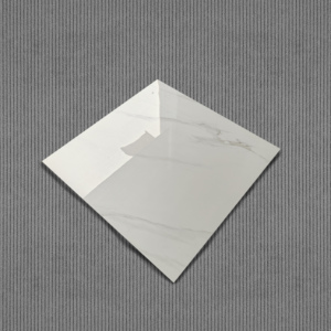 Carreaux de sol Factory Direct 60X60 80X80 Grain illimité Carreaux polis en céramique émaillée blanche antidérapante et résistante à l'usure - Product Image 3