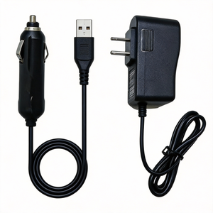 Compact 12V <b>Car</b> Jump Integrated Battery <b>Clamps</b> Dual USB Port Emergency Light Built in for Travel Use JUMP START - Product Image 1