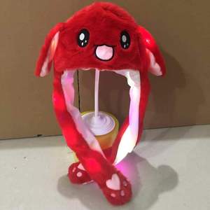 2025 nueva llegada sombrero de conejito con bombeo de <span class=keywords><strong>aire</strong></span> y orejas móviles felpa encantador conejo suave orejas móviles sombreros de conejo - Product Image 1