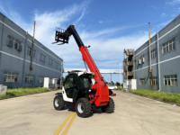 Forklift Teleskopik 2.5 Ton 55kW, Respon Boom Cepat & Kunci Diferensial Anti-Selip untuk Penumpukan Material di Kebun Tebu