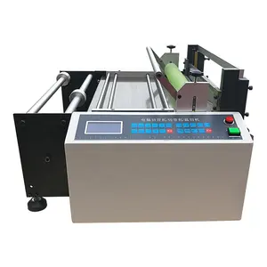 Desktop automatic A3 paper film fabric vertical and horizontal roll to sheet cutting machine
