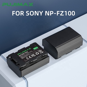 Batterie de remplacement rechargeable PUJIMAX haute capacité 2280mAh NP-FZ100 pour appareil photo Sony Alpha <span class=keywords><strong>A1</strong></span> A9 A7R III A7 III A6600 ZV-E1 - Product Image 2