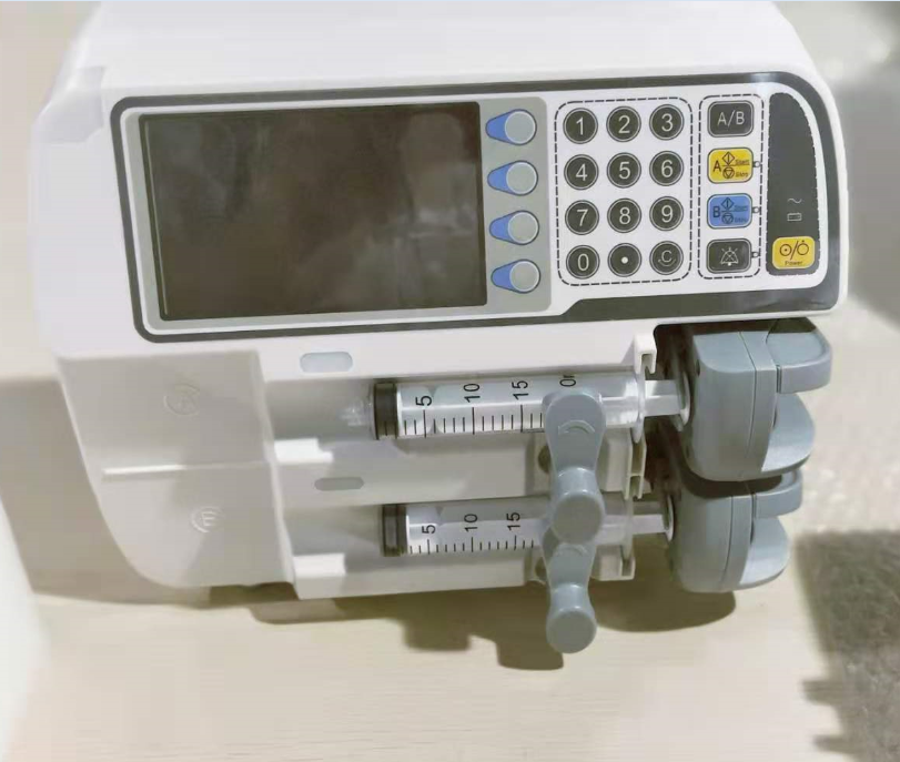 注射泵便携式医用电动单通道或双通道注射泵输液pumpbomba de jeringa
