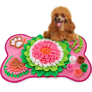 Pet <b>Snuffle</b> <b>Mat</b> for Dogs Interactive Sniff <b>Mat</b> Feeding <b>Mat</b> for Puppies Slow Feeder Dog Treat <b>Mat</b> for Training and Stress Relief - Product Image 1