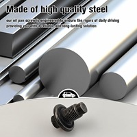 Tapón de Drenaje de Aceite de Repuesto para los Modelos 6506214AA F75Z-6730-BA Nuevo AOPFAST