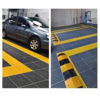 Kostenlose Muster Rutschfeste Innenraum-Verbundplatten Garage-Bodenfliesen Autowaschraum-Entwässerungsmatten Parkplatz-Gitter PP