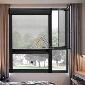 Anti Mosquito Mesh Folding Door Horizontal Open High Quality Retractable Fly Modern <strong>Window</strong> Roller Mosquito Aluminum <strong>Windows</strong> - Product Image 3