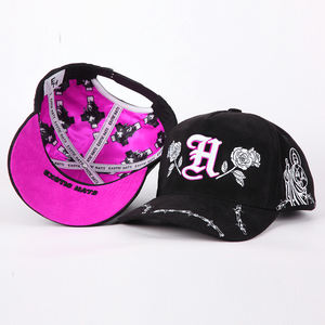 قبعة جلد مدبوغ كلاسيكية عالية الجودة بشعار مطرز مخصص ، 5 ألواح ، حافة منحنية رياضية Gorras os مع شعار - Product Image 4