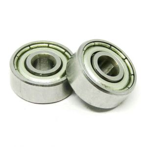 Rodamiento Rígido de Bolas 5x10x5mm de Acero Cromado, Fila Única, Sin Retén, P0, Métrico, Lubricado con Grasa - Product Image 3