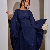 Grossiste d'Abaya à Dubaï Robes Musulmanes à Manches Longues pour Femmes Abaya pour Filles Vêtements Islamiques Robe Musulmane Robe Maxi Longue