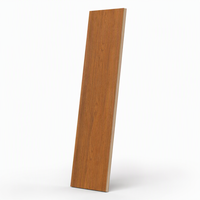 Panneau de revêtement mural composite co-extrudé ASA moderne 2880x120x13.1mm ignifuge, imperméable, pour extérieur, grain de bois
