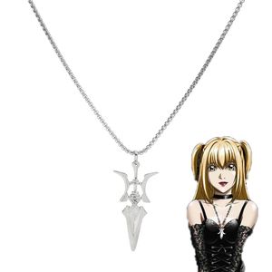 Collier de cosplay Anime Death Note <span class=keywords><strong>Misa</strong></span> <span class=keywords><strong>Amane</strong></span>, pendentif hache, colliers de cosplay d'Halloween, cadeaux de bijoux - Product Image 3