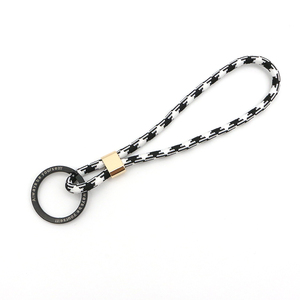 Logo Laser con stampa in seta inciso con Logo in metallo con anello piatto colore personalizzato per <span class=keywords><strong>portachiavi</strong></span> con cordino corto rotondo in poliestere - Product Image 6