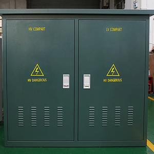 Transformador de Subestación Compacta para Exteriores, 400KVA, 630KVA, 1000KVA, 11KV a 0.4KV, Tipo Caja, Unidad Eléctrica de Distribución de Energía - Product Image 2