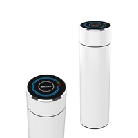 Bouteille d'eau intelligente sous vide de 500 ml - Bouteille de sport isolée avec lumière UV autonettoyante