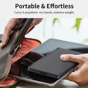 <span class=keywords><strong>Clavier</strong></span> Bluetooth sans fil ultra-fin pliable à trois volets pour iPad, <span class=keywords><strong>clavier</strong></span> portable pour le bureau avec <span class=keywords><strong>pavé</strong></span> tactile B033 - Product Image 4