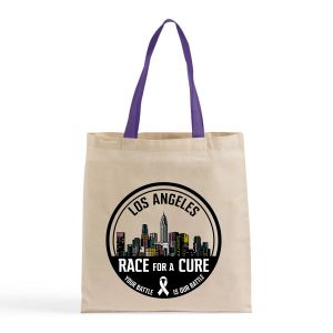 Sac fourre-tout promotionnel réutilisable en toile contrastante pour cadeaux souvenirs de ferme - Product Image 2