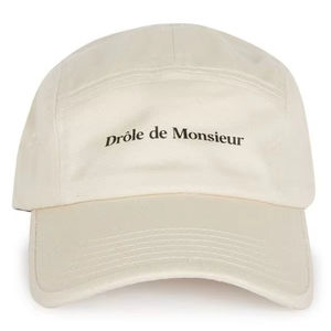 Diseñador de calidad superior Drole De Monsieur Sombrero de béisbol de algodón beige claro Gorras casuales con visera - Product Image 1