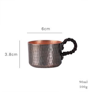 Gran oferta, tazas de mula de Moscú auténticas de cobre martillado resistente para uso diario o comercial disponibles a precio de fábrica - Product Image 4