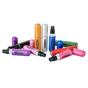 Bouteille de parfum en aluminium rechargeable vide de 5ml atomiseur de recharge de vaporisateur d'huile de parfum - Product Image 1