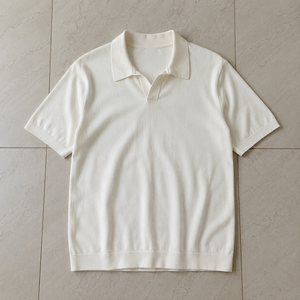 T-shirt Polo da Uomo Oversize 4XL Premium, Tinta Unita, Spessa, per Ingrosso e Confezioni, di Tendenza - Product Image 1