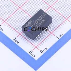 Transformateur LAN H1692CE-A SMD-16P, inducteur 12,7x7,1mm 1CT:1CT Port unique 10/100 Base-T POE - Product Image 1