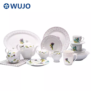 Juego de <span class=keywords><strong>vajilla</strong></span> de <span class=keywords><strong>porcelana</strong></span> de fabricante antiguo, 30 piezas - Product Image 5