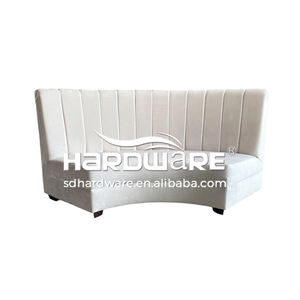 أثاث غرفة المعيشة المخملية الوردي الساخن نصف جولة الزفاف الفاخرة - Product Image 2