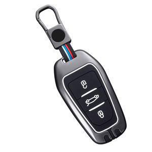 Étui à clés en métal avec logo de voiture en alliage de zinc pour Peugeot 3008 308 408 407 5008 pour Citroën C1 C2 <span class=keywords><strong>C3</strong></span> C4 C5 DS3 DS4 DS5 DS6 Accessoires - Product Image 6