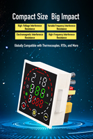 Pengontrol Suhu Digital TS600 AC110-220V Thermostat Mikrokomputer Saklar Kabel 1M Timer Counter Layar LCD ABS OEM ODM