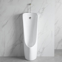Urinoir sur pied en céramique blanche, modèle 335, à chasse automatique par capteur, pour hôtels, toilettes commerciales et publiques, équipement sanitaire