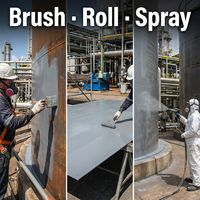 Peinture protectrice haute adhérence à base d'eau, anticorrosion et résistante à la chaleur pour les surfaces intérieures et extérieures des réservoirs et des pipelines en acier