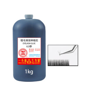 Pegamento para pestañas sin olor, no irrita la piel sensible para prevenir alergias, soporte OEM personalizado, 1kg de extensión de pestañas - Product Image 5