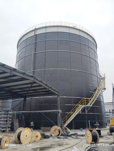 Réservoir Schumann 18.79m * 18.27m personnalisé en acier au carbone boulonné anti-corrosion CSTR réservoirs biogaz <span class=keywords><strong>lisier</strong></span> traitement du fumier 2 ans - Product Image 3