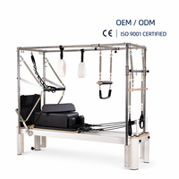 Réformateur Pilates 3 en 1 Cadillac, personnalisé, en alliage d’aluminium, réglable et durable, conçu pour les studios