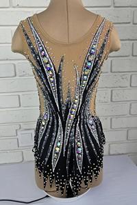 थोक सेट रंगीन चमकदार स्ट्रेचबल लयबद्ध जिमनास्टिक लेओट्स लड़कियों बैले ओट्स डांस स्कर्ट - Product Image 2