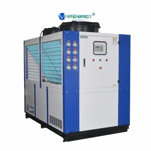 Evaporatore a guscio e tubo del compressore Scroll 40 HP Eco refrigeratore d'acqua industriale raffreddato ad aria prezzo per impianto del latte