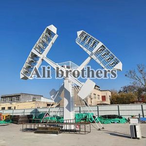 Atracciones de Parque de Diversiones, Juegos Mecánicos Kamikaze para Interiores/Exteriores, Meteor Hammer Skymaster, Diseño de Fibra de Vidrio Resistente, Centros Comerciales - Product Image 4