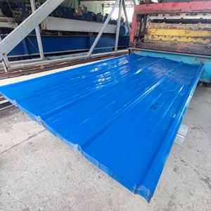 Tôle d'acier ondulée prépeinte PPGL Galvalume, couleur tuile, imperméable pour atelier - Product Image 2