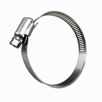 Collier de serrage américain à couple élevé 14,2 mm, bande perforée en acier galvanisé, clip de tuyau métrique robuste pour fluides industriels