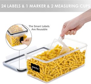Bán Chạy Nhất Hộp Đựng Spaghetti Bằng Nhựa Hộp Đựng Thực Phẩm Kín Khí Có Nắp Đậy Cho Mì Ống Và Mì Dài - Product Image 5