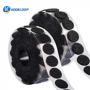 Vente directe usine – Ruban adhésif auto-agrippant super collant en points ronds sur rouleau de 25 mètres – Taille et couleur personnalisables - Product Image 2