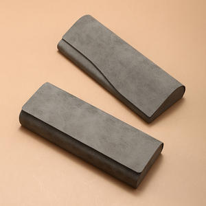 איכות גבוהה מעור עבודת משקפי שמש במקרה לוגו מותאם אישית עיצוב משקפיים מעור תיבת משקפיים - Product Image 1