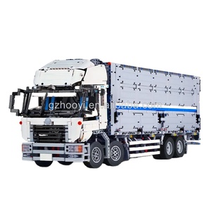 โมเดลรถไถของเล่นเพื่อการเรียนรู้<span class=keywords><strong>ข</strong></span>องหุ่นยนต์โมเดลวิศวกรรมเทคโนโลยีรถบรรทุกบล็อกที่ควบคุมผ่านแอปได้ - Product Image 1