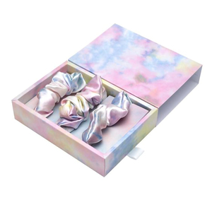 Nouvelle conception : Boîte cadeau en carton pour chouchous en satin de soie pour filles, accessoires de mode pour cheveux, boîte pour chouchous en satin - Product Image 2