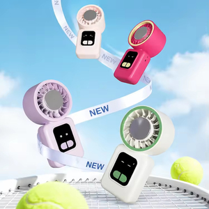 พัดลมมือถือพกพาขนาดเล็ก 2000mAh ชาร์จซ้ำได้ เงียบ 100 ระดับแรงลม พัดลมระบายความร้อนสำหรับการเดินทางกลางแจ้ง - Product Image 1
