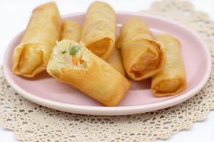 Vente chaude Mini Rouleaux de Printemps aux Légumes Congelés Dim Sum Échantillon Gratuit Disponible Service <span class=keywords><strong>Halal</strong></span> Certifié ODM OEM - Product Image 6