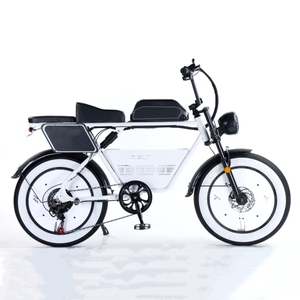 Batería de litio Super Powered 48V 500W 73 Ebike de dos asientos Fat Tire 2 plazas Bicicleta eléctrica <span class=keywords><strong>S7</strong></span> Motor de cubo trasero de acero 18ah - Product Image 5