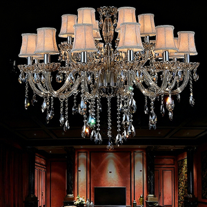 Lampadario Moderno di Lusso Meerosee in Cristallo Grande e Semplice Luci in Cristallo K9 per Arredamento Casa Lamparas Sospesi Lustras MD8577 - Product Image 1